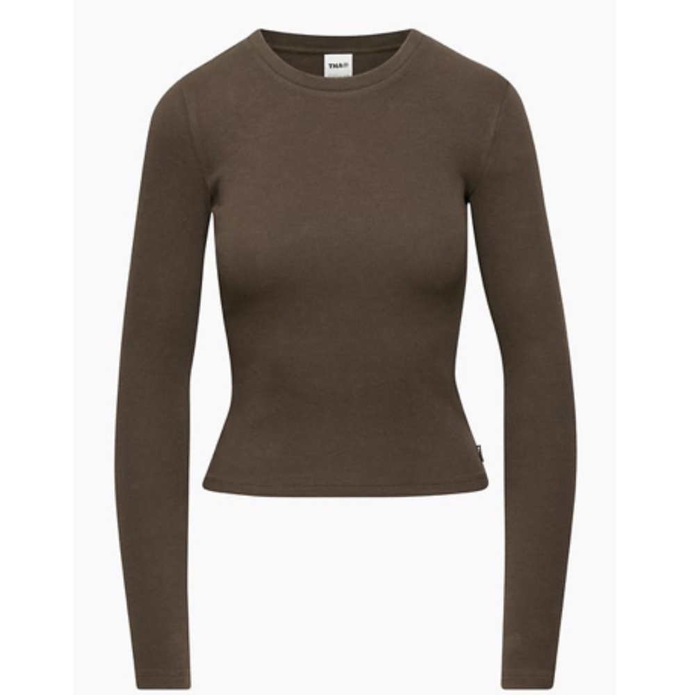 brown TNA homestretch long sleeve